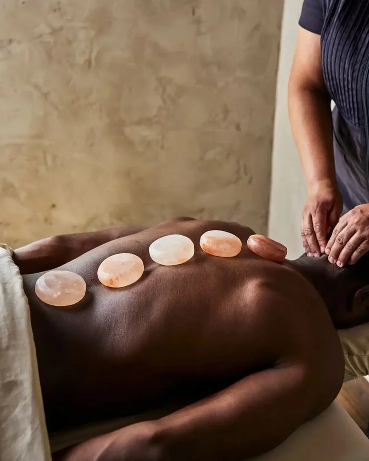 Elegant spa interior with soft lighting and relaxing atmosphere
